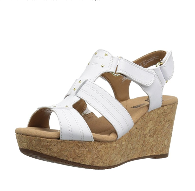 Clarks Women's Annadel Orchid Wedge Sandal only $43.96