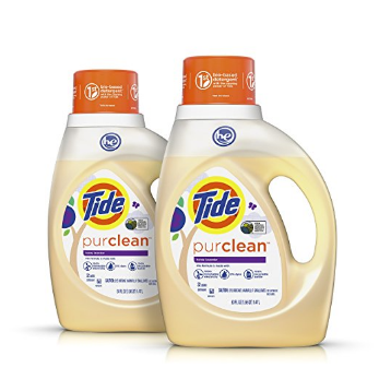 Tide Purclean Liquid Laundry Detergent, Honey Lavender Scent, 100 Fl Oz (64 Loads), only $14.48, free shipping after clipping coupon and using SS
