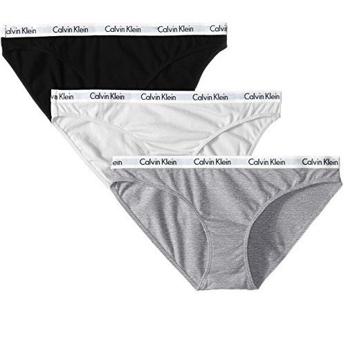 Calvin Klein Women's 3 Pack Carousel Bikini Panty , only $15.75