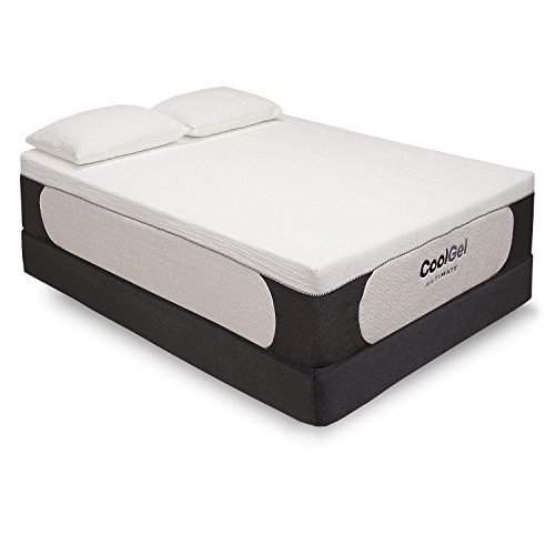 Classic Brands Cool Gel Ultimate Gel Memory Foam 14-Inch Mattress with 2 Pillows, Queen, Only $246.71, You Save $242.29(50%)