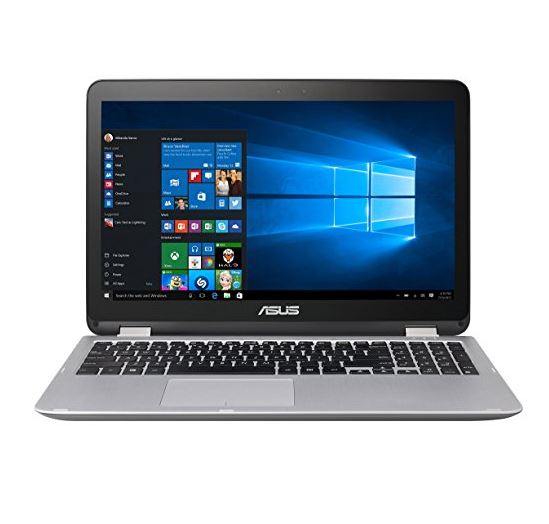Asus VivoBook Flip Convertible 15.6” Touchscreen Laptop, Intel Core i3-6100U 2.3GHz, 4GB DDR4, 128GB SSD, Bluetooth, Windows 10 Home, only $349.99, free shipping