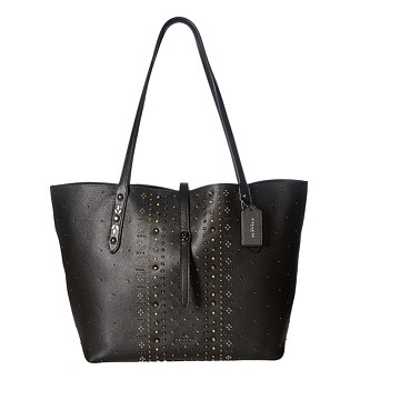 COACH Women's Bandana Rivets Market Tote DK/Black Handbag, Only $189.99, free shipping