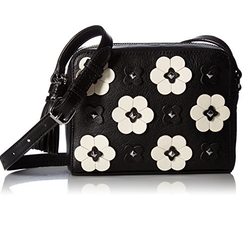Rebecca Minkoff Floral Applique Camera Bag, Black, Only $87.40, free shipping