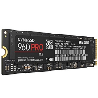 Samsung 960 PRO Series - 512GB PCIe NVMe - M.2 Internal SSD (MZ-V6P512BW) $179.99 FREE Shipping