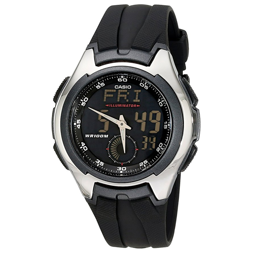 降！运动时尚！Casio卡西欧AQ160W-1BV男士手表, 现仅售$22.76