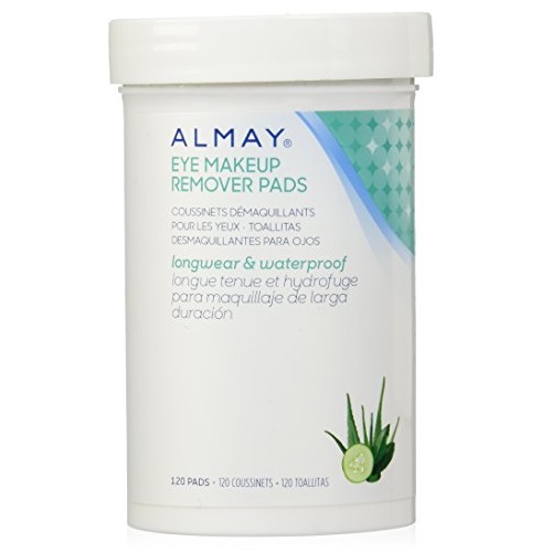 Almay Longwear & Waterproof Eye Makeup Remover Pads with Aloe, Hypoallergenic, Cruelty Free, Fragrance Free, Dermatologist Ophthalmologist Tested, 120 Count, Only $3.91