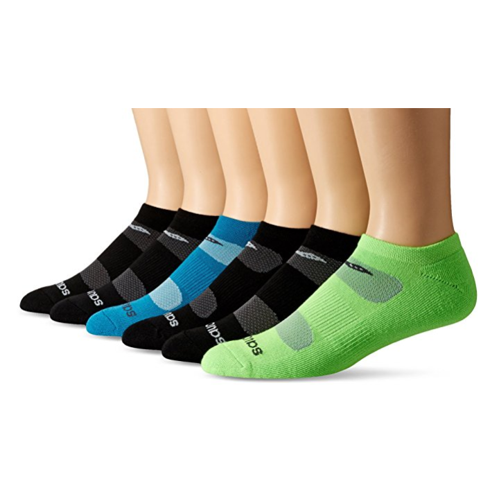 Saucony Men's 6 Pack Competition with Ventilation Low Cut Socks only $12.99