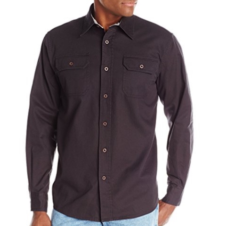 Wrangler Authentics男士长袖衬衫 $17.99，多色多码可选！