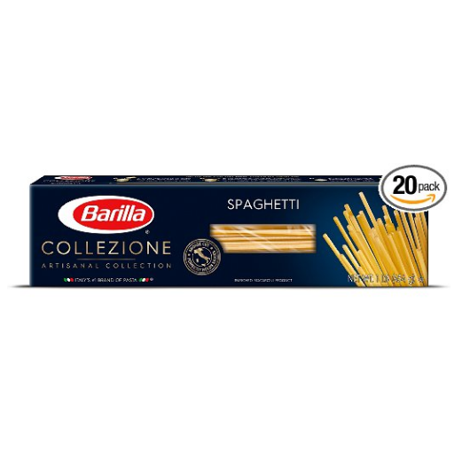 Barilla Collezione Pasta, Spaghetti, 16 Ounce (Pack of 20), Only $34.00, You Save $7.58(18%) only $30.4