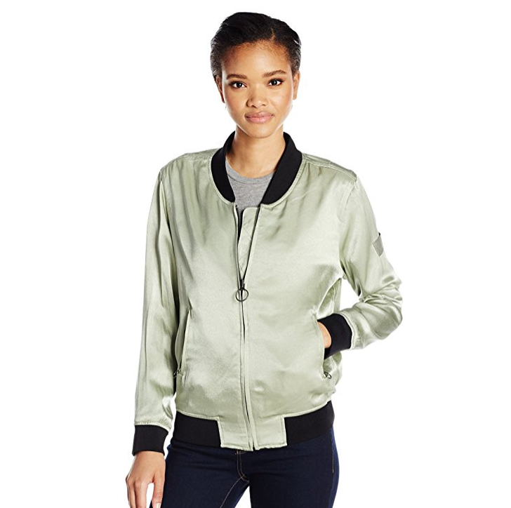 Calvin Klein Jeans Women's Solid Seduction Bomber Jacket only $21.71