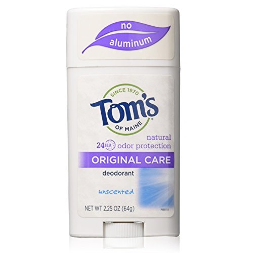Tom's of Maine Natural Original Care Deodorant Stick, Unscented, 2.25 Ounce, Pack of 6, Only $11.46, You Save $28.95(72%)