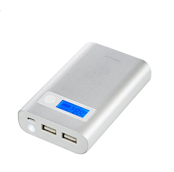 PNY AD7800 7800mAh 1 A/2.4 A PowerPack - Portable Rechargeable Battery Charger, Silver-(P-B-7800-24-S03-Rb) only $5