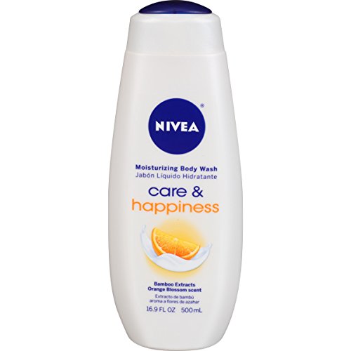 NIVEA Care and Happiness Moisturizing Body Wash,Orange 16.9 Fluid Ounce (Pack of 3), Only $6.00
