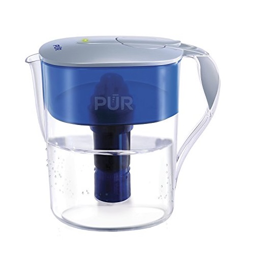 PUR Classic Water Filtration System 11-Cup Pitcher with Filter Change LED Indicator Light, Only $17.44 after clipping coupon