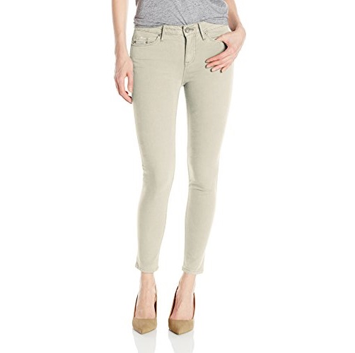 Calvin Klein Jeans Women's Gmt Dyed Ankle Skinny Pant, Vanilla Ice, 32, Only $14.10, You Save $55.40(80%)
