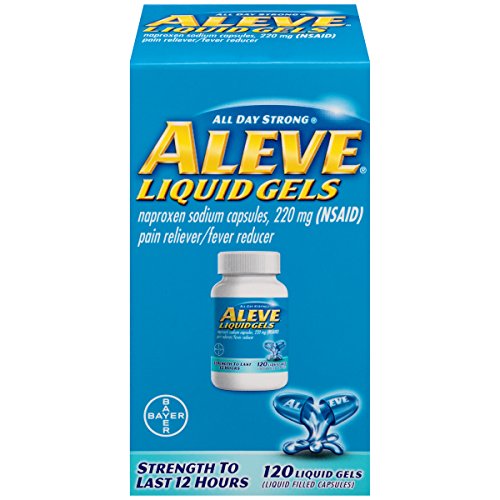 Aleve Liquid Gels with Naproxen Sodium, 220mg (NSAID) Pain Reliever/Fever Reducer, 120 Count , Only $8.74 after clipping coupon