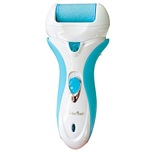 Powerful Electronic Pedicure Foot File Rechargeable - Removes Callused, Dry, Dead, Hard Skin - Get Spa Like Soft & Smooth Feet (Aqua), Only $39.99, You Save $20.00(50%)