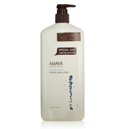 AHAVA Dead Sea Mineral Body Lotions, 24 fl oz, Only $28.00, free shipping