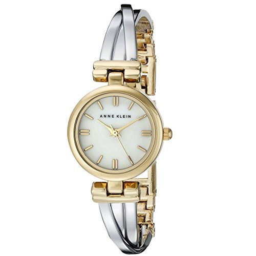 Anne Klein Women's AK/1171MPTT Two-Tone Bangle Bracelet Watch, Only $29.35