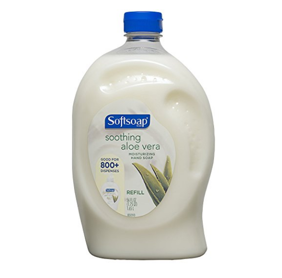 销量冠军! Softsoap 芦荟洗手液超大瓶补充装 1.65L, 现仅售$3.97