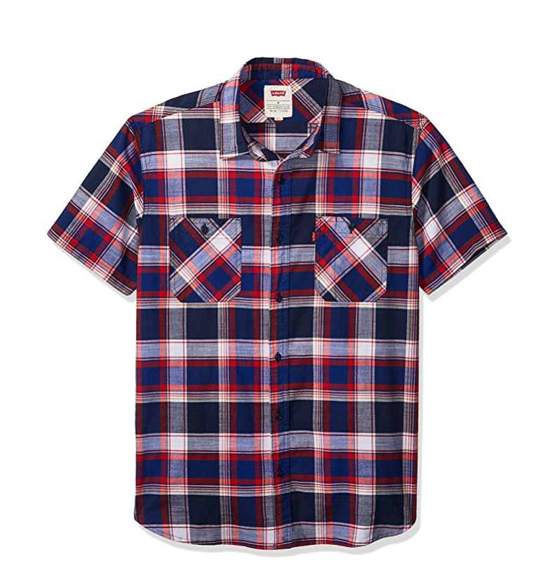 Levi's Men's Perry Short Sleeve Woven Shirt only $12.38