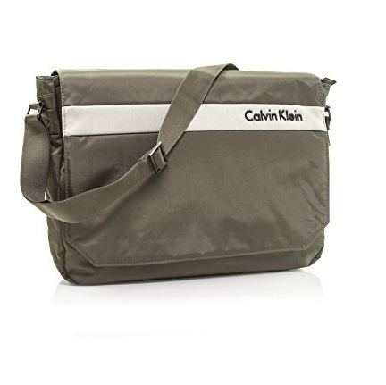 Calvin Klein Flatiron 3.0 Laptop Messenger Bag, Brown, One Size, Only $32.30, You Save $47.69(60%)