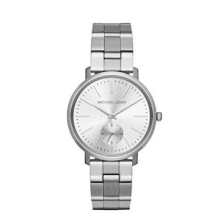 降！MICHAEL KORS Jaryn 女士银色手表, 原价$240, 现仅售$96.50, 免运费！