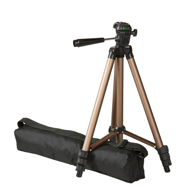 AmazonBasics 50-Inch Lightweight Tripod with Bag ONLY $12.96
