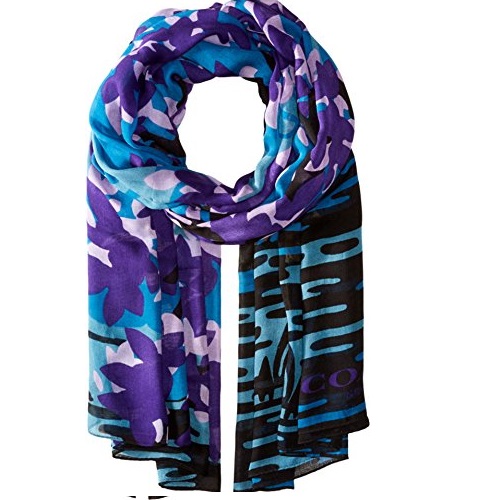 COACH Women's Landscape Shawl Bright Mineral Scarf, Only $49.99, free shipping
