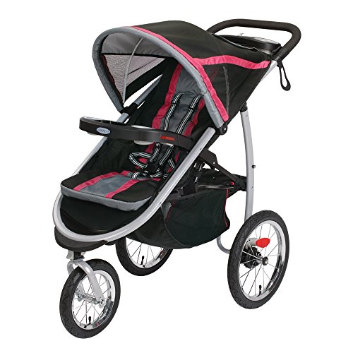 Graco Fastaction Fold Jogger Click Connect Stroller, Azalea, Only $83.99, free shipping