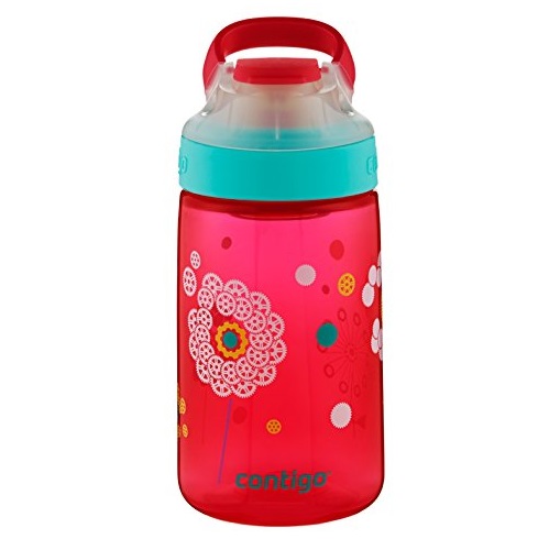 Contigo Autoseal Dandelion Gizmo Sip Kids Water Bottle, 14 oz., Cherry Blossom, Only$5.91