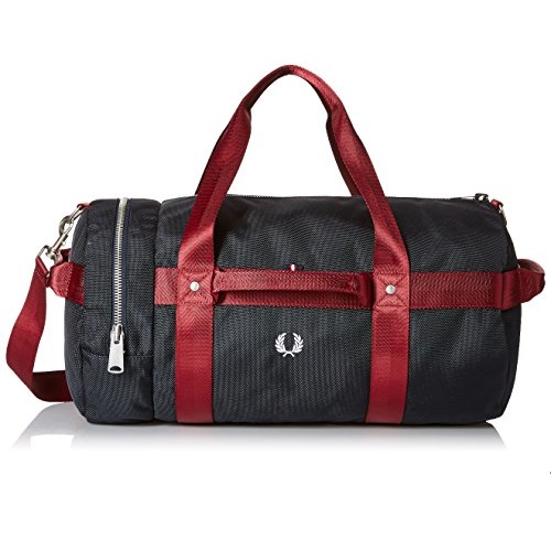 Fred Perry Men's Contrast Webbing Barrel Bag,  Only $40.18, free shipping
