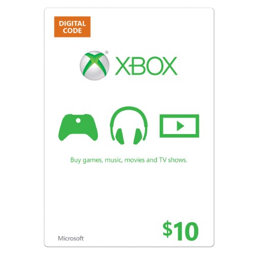 Amazon：Xbox 電子卡促銷！面值$10 僅售$9.00；面值$30僅售$27.00；面值$40 僅售$36.00；面值$70 僅售$63.00；面值$100 僅售$90.00