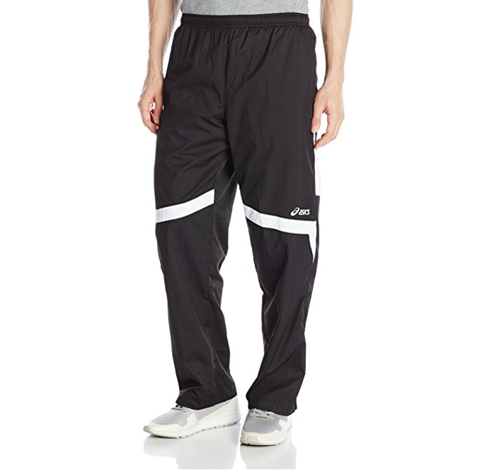 ASICS Men's Surge Warm-Up Pant (Black/White) only $8.23