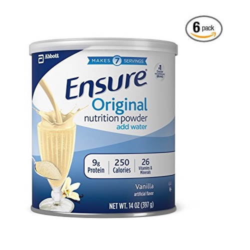 Ensure Original Nutrition Powder with 9g of Protein Per Serving, One Month Supply, Vanilla (Pack of 6), Only $44.85, free shipping after using SS