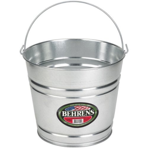 史低價！Behrens 鍍鋅馬口鐵 鐵桶，14 誇脫容積，現僅售$5.23