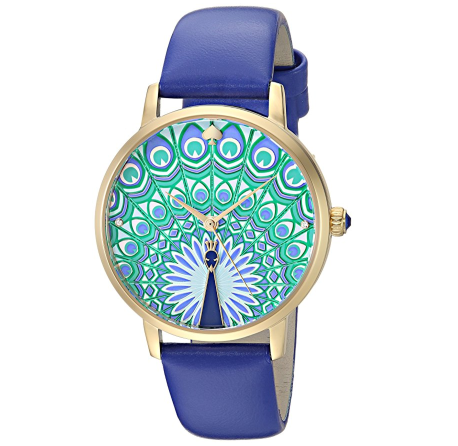 kate spade new york Women's KSW1285 Metro Analog Display Japanese Quartz Blue Watch, Only $72.99