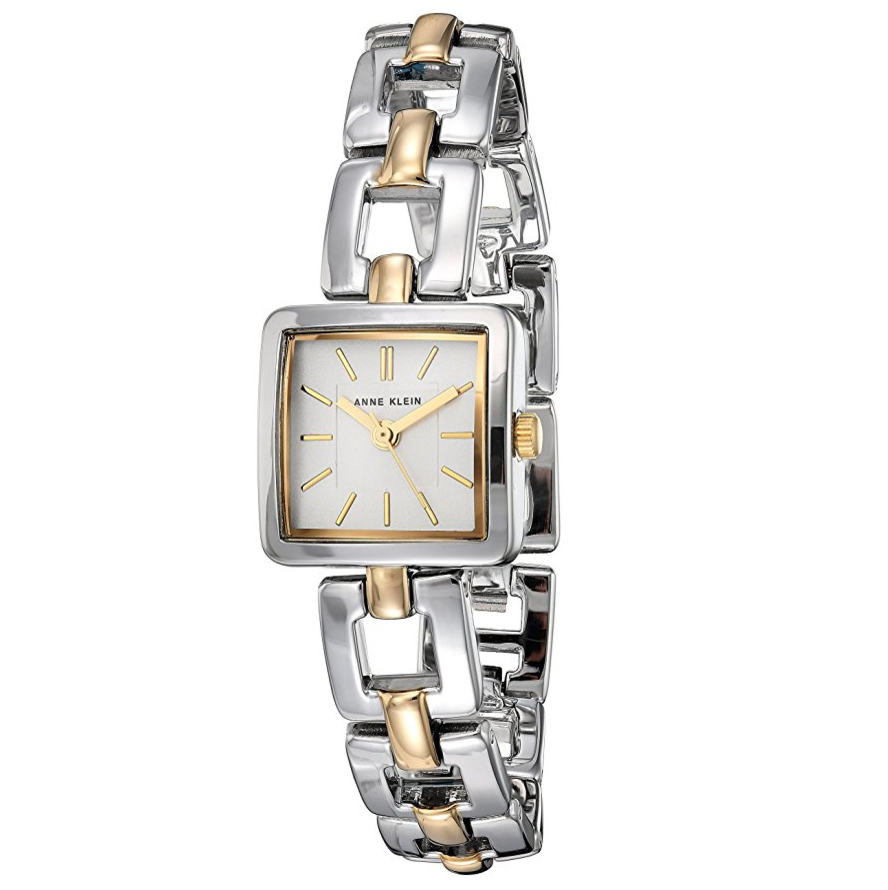 精巧特別！Anne Klein AK-2823SVTT 女士手錶, 現僅售$31, 免運費！