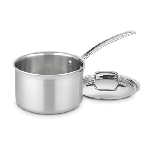 Cuisinart MCP193-18N MultiClad Pro Stainless Steel 3-Quart Saucepan with Cover, only $30.06, free shipping