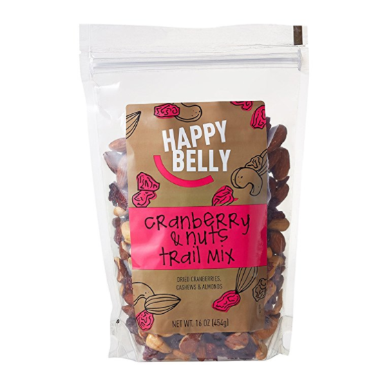 Happy Belly 快樂肚皮蔓越莓混合堅果 健康零食 454g, 現僅售$7.99