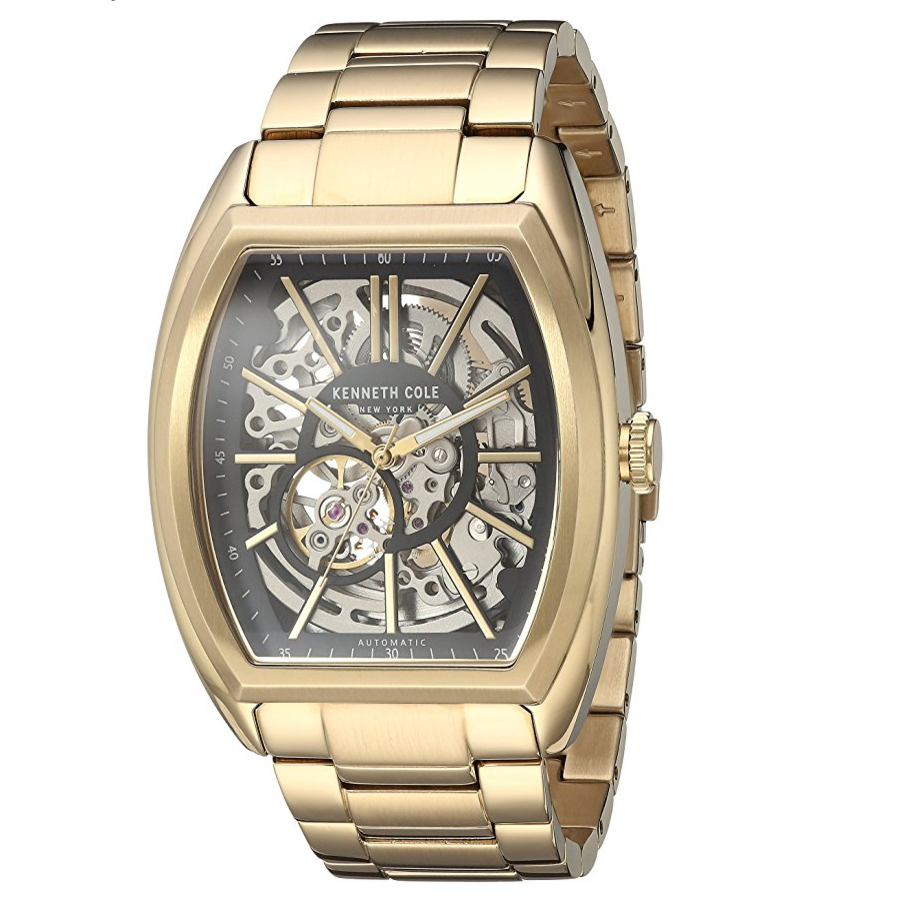 鏤空機械！Kenneth Cole New York 10030813男子手錶，現僅售$67.93, 免運費！
