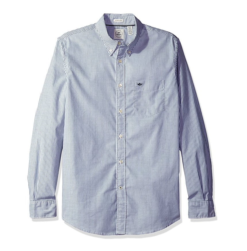 Dockers Men's Oxford Long Sleeve Button Front Shirt only $9.66