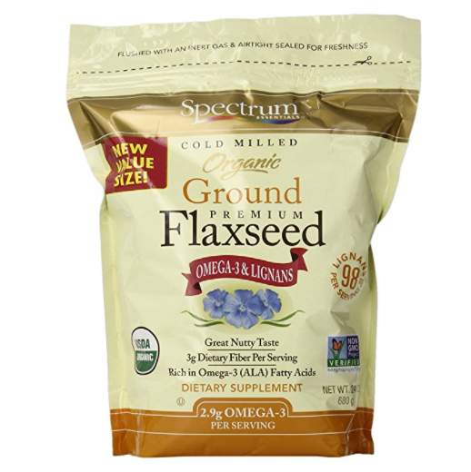 Spectrum Essentials Organic Ground Flaxseed, 24 Ounce ONLY $7.26