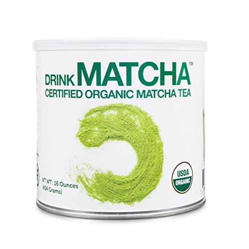 Drink Matcha -1 LB Matcha Green Tea Powder - USDA Organic - 100% Pure Organic Matcha Green tea Powder - Nothing added (16 oz), Only $19.89