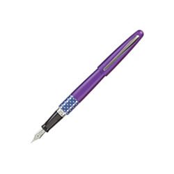 Pilot MR Retro Pop Collection Fountain Pen, Purple Barrel with Ellipse Accent, Fine Nib, Black Ink (91434), Only $8.54, free shipping