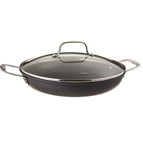 Cuisinart 625-30D Chef's Classic Nonstick Hard-Anodized 12-Inch Everyday Pan with Medium Dome Cover, Only $22.59