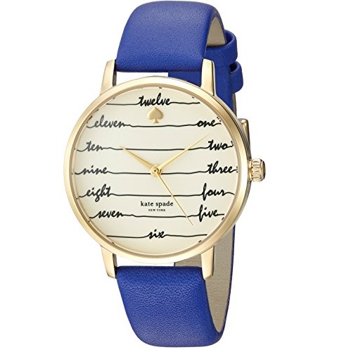 kate spade new york Women's Metro Blue Watch KSW1238, Only $96.98, free shipping