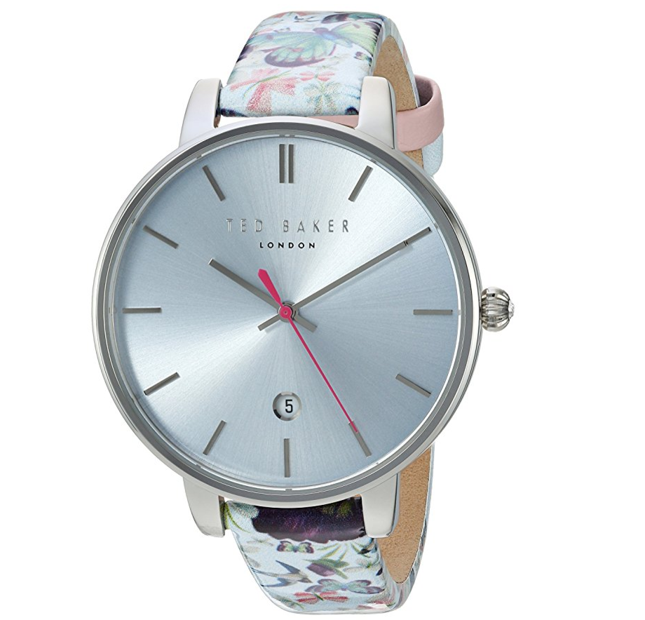 Ted Baker Women's 'KATE' Quartz Stainless Steel and Leather Dress WatchMulti Color (Model: 10031540) only $87.44