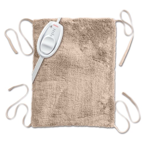 Sunbeam Ultra Soft Heating Pad with Straps, Beige, Standard, Only $14.30