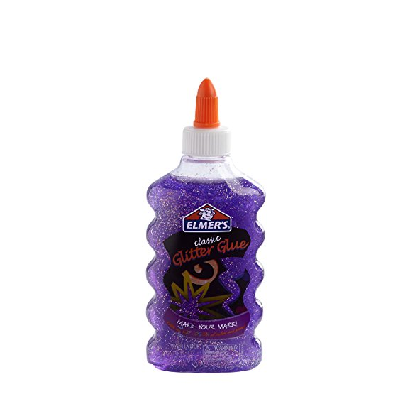 Elmer's Liquid Glitter Glue, Washable, Purple, 6 Ounces, 1 Count - Great For Making Slime, Only $2.08, You Save $6.41(76%)